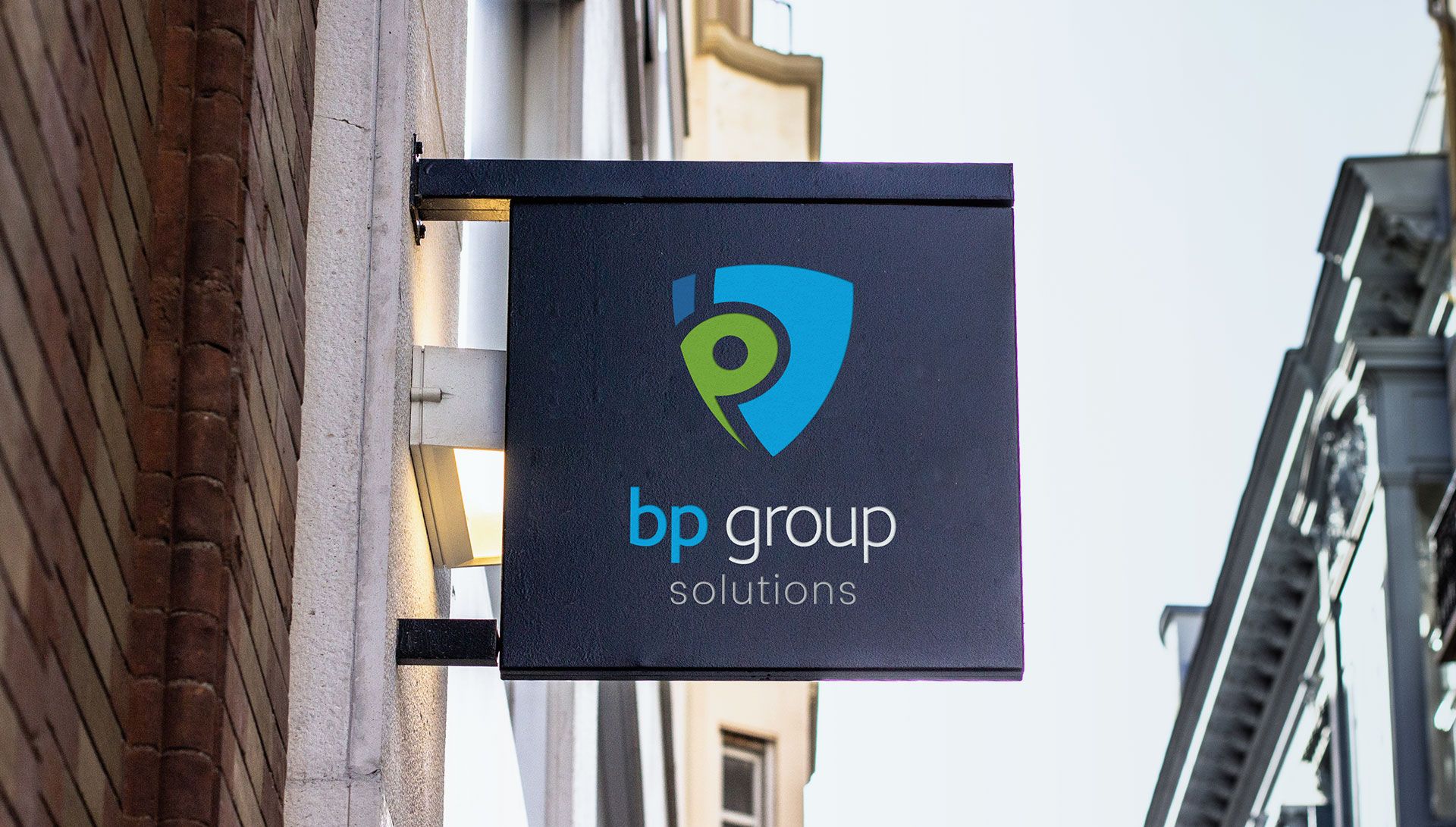 BP Group Solutions street sign