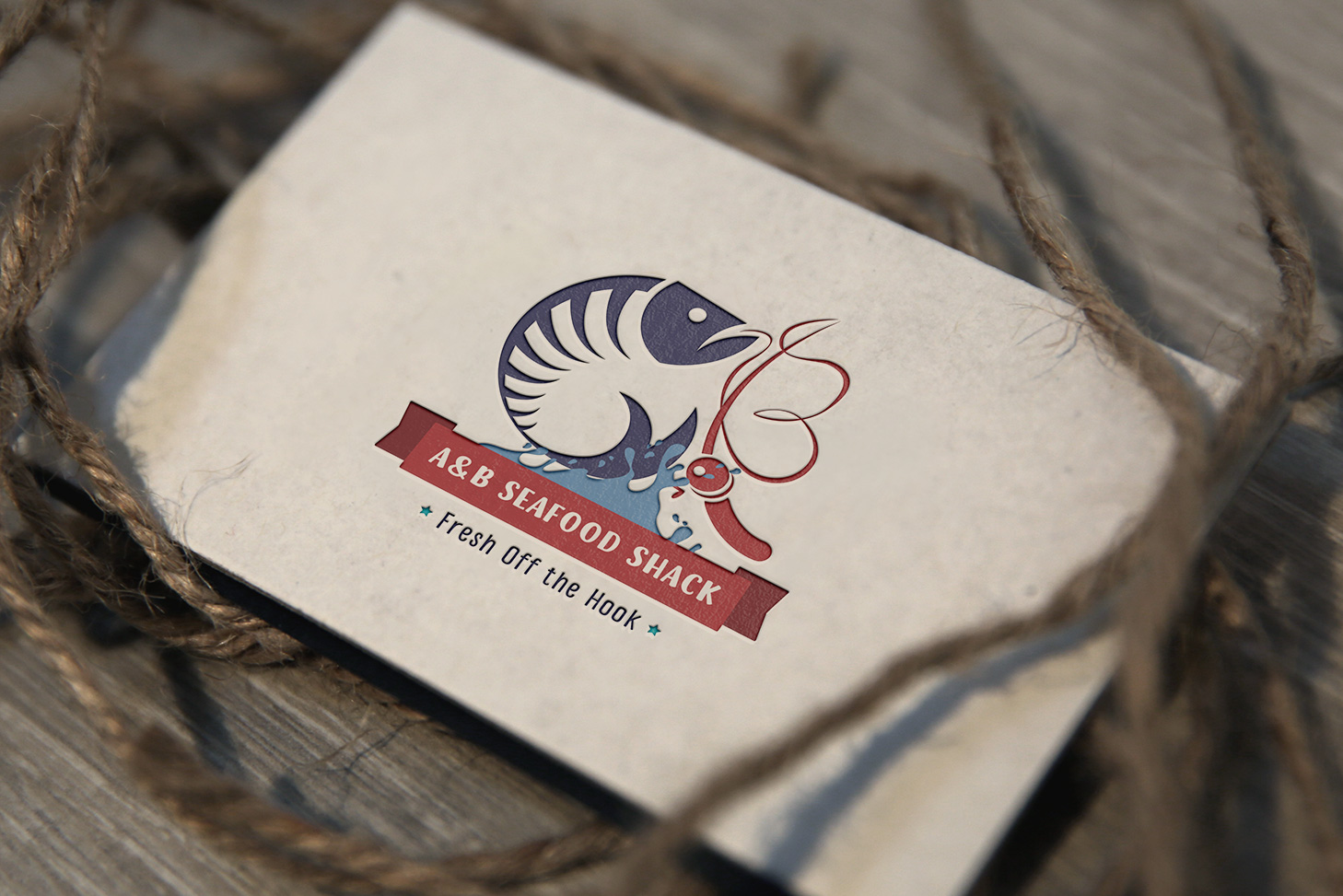Seafood Shack business card mobile